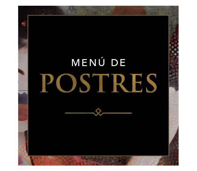 Menú Postres